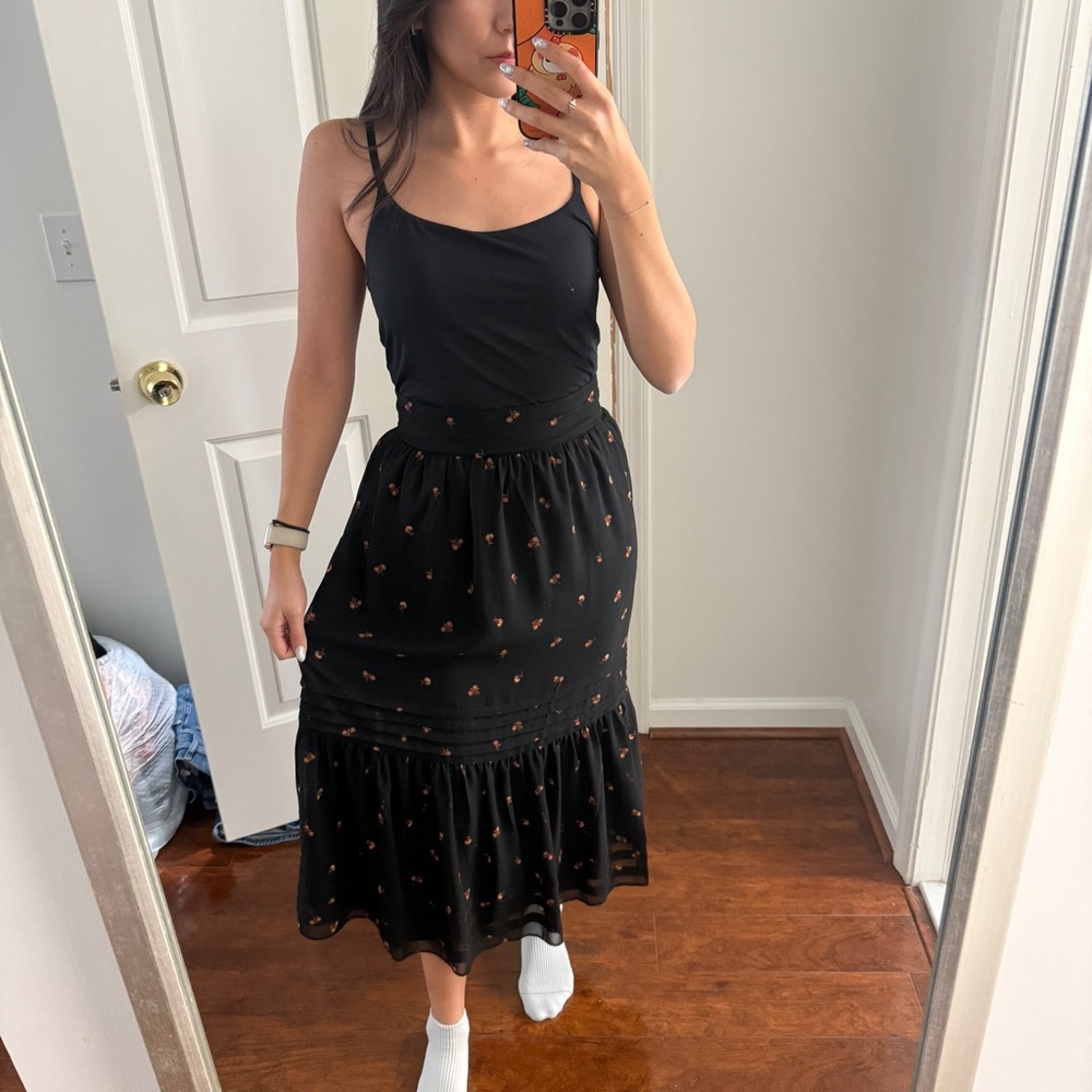 Madewell Floral Women's Midi Skirt - Picture 2 of 8